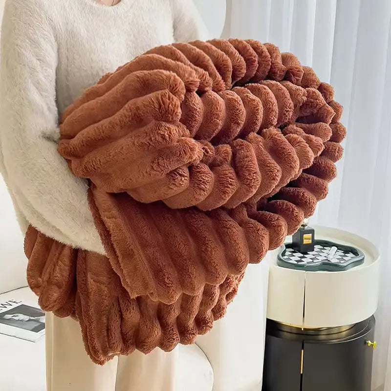 Custom Coral Fleece Blankets | 50 Pcs MOQ, $0.20/Piece | 3D Printing
