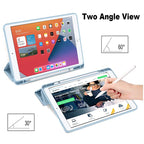 Pu Leather Shockproof Smart Cover Tablet Case – iPad Covers with Pencil Holder for iPad Pro 12.9 & More