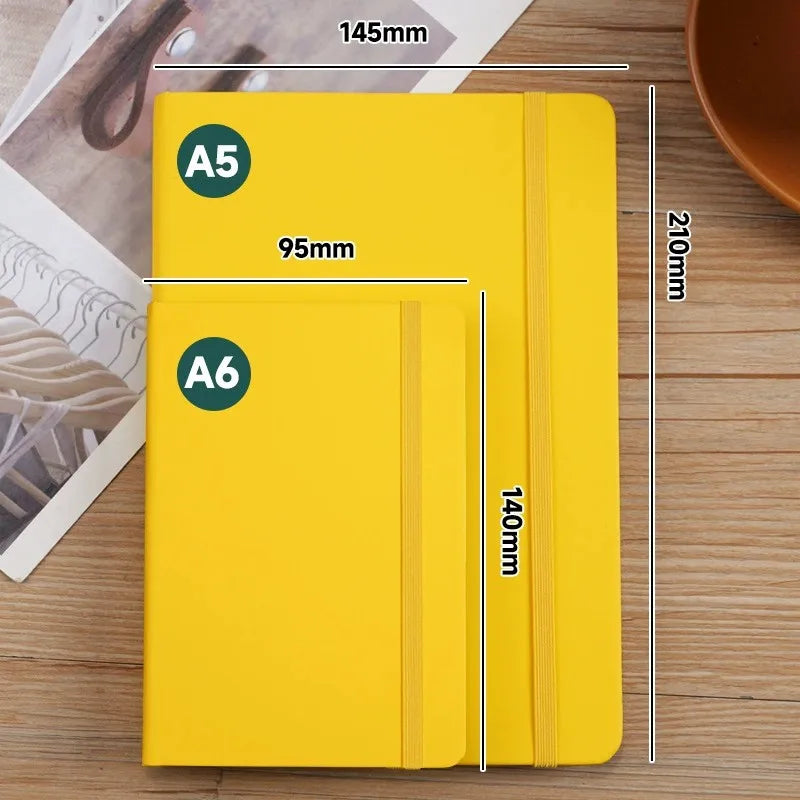 Custom PU Leather Notebooks with Logo | 50-Piece MOQ