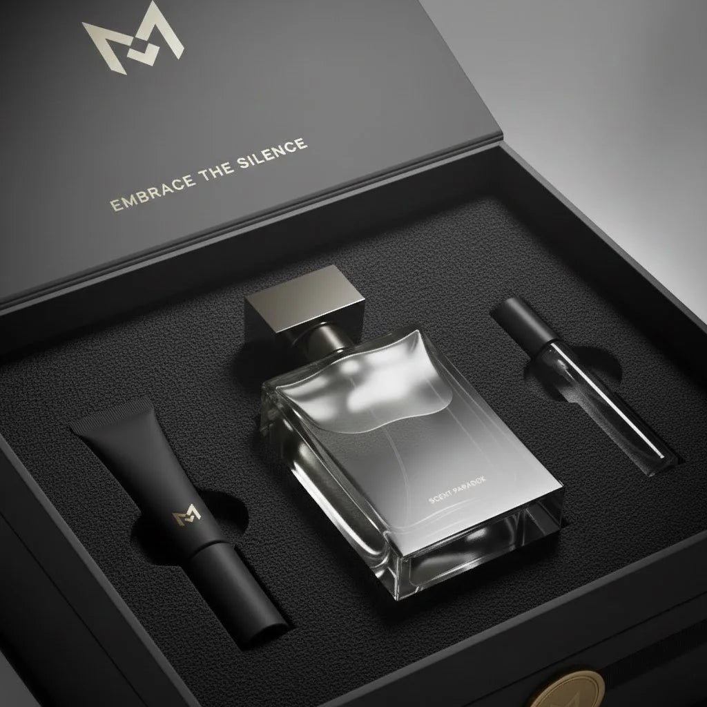 Custom Perfume Gift Set | Rigid Box with Glass Bottle | 500 MOQ