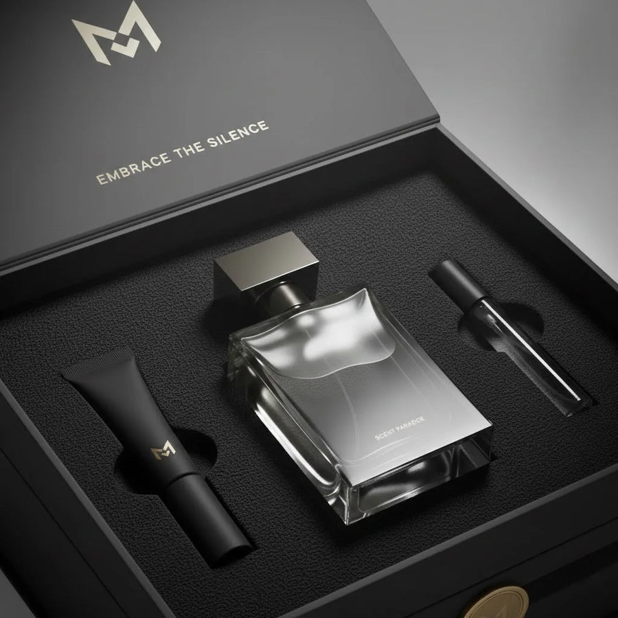 Custom Perfume Gift Set | Rigid Box with Glass Bottle | 500 MOQ
