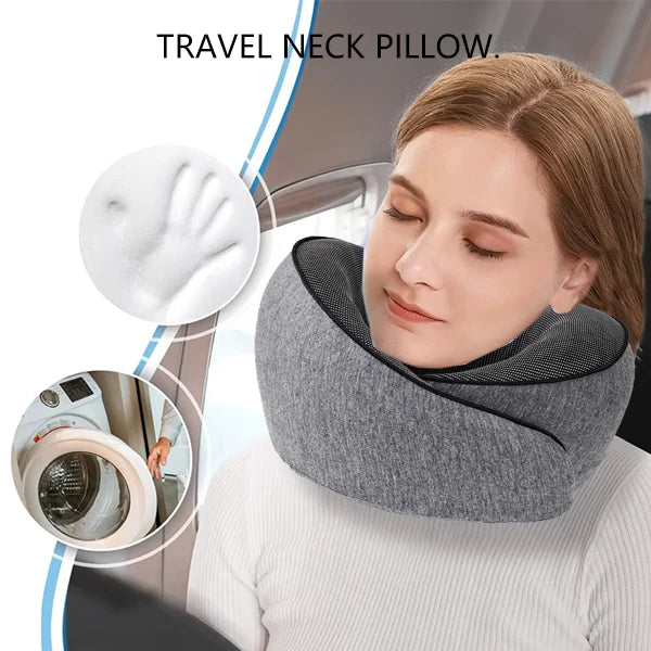 Custom 360 Memory Foam Travel Neck Pillow for Sleeping | OEM