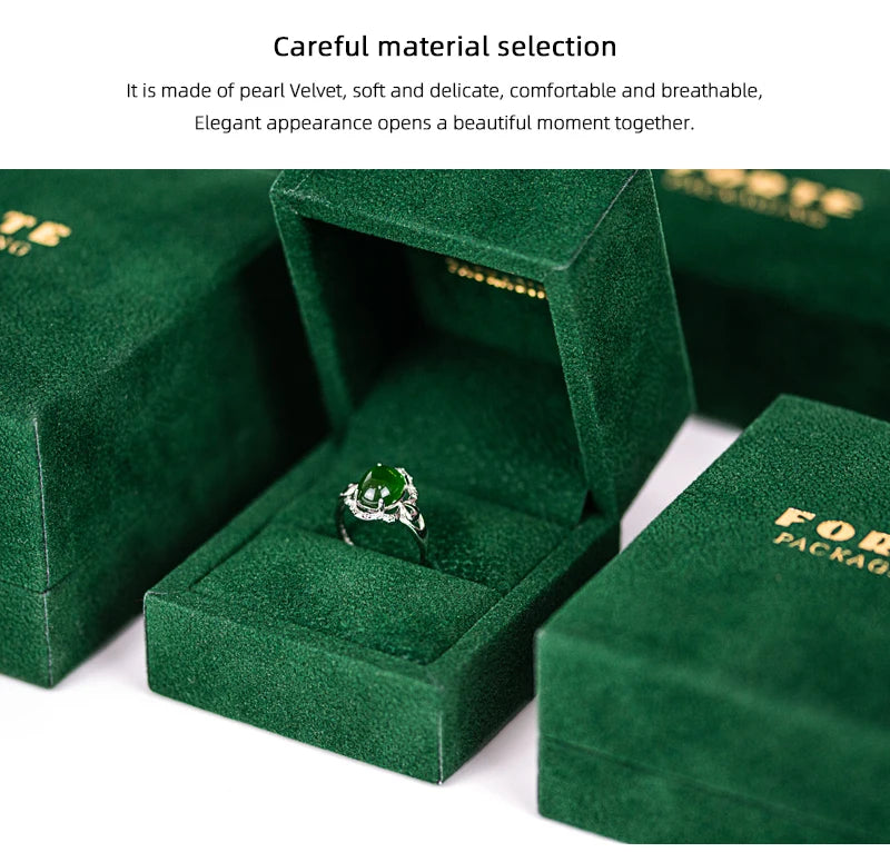 Custom Velvet Jewelry Box Wholesale | PU Leather SGS Certified 300 MOQ