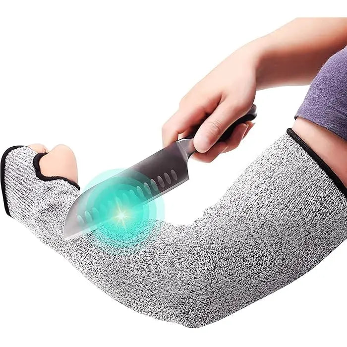 Custom 18 Inch HPPE Cut Resistant Arm Sleeves | MOQ 200 Pairs