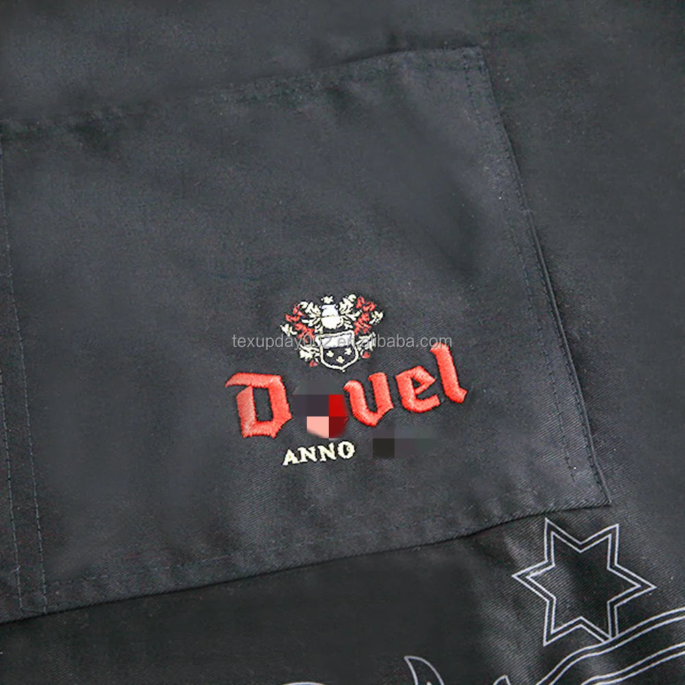 Custom Logo Waterproof Apron | 65/35 Polyester Cotton Chef Apron