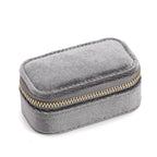 Custom Velvet Zipper Jewelry Box Wholesale | 50 MOQ Luxury Packaging