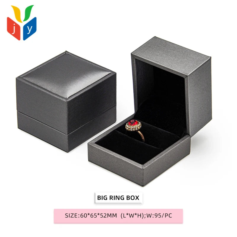 Custom PU Leather Jewelry Boxes with Logo | MOQ 100