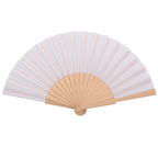 Custom Wooden Hand Fan | Foldable Wood Handle Fan | Bulk Corporate Events