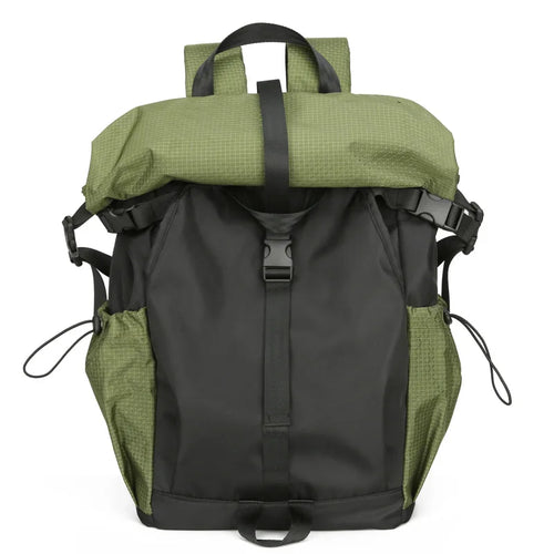 Modern Foldable Roll-Top Nylon Backpack | Unisex School & Travel