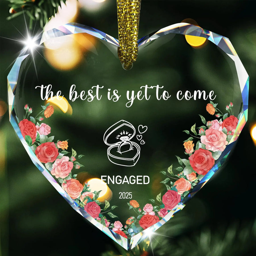 K9 Crystal Christmas Ornaments | Custom UV Printing | Bulk