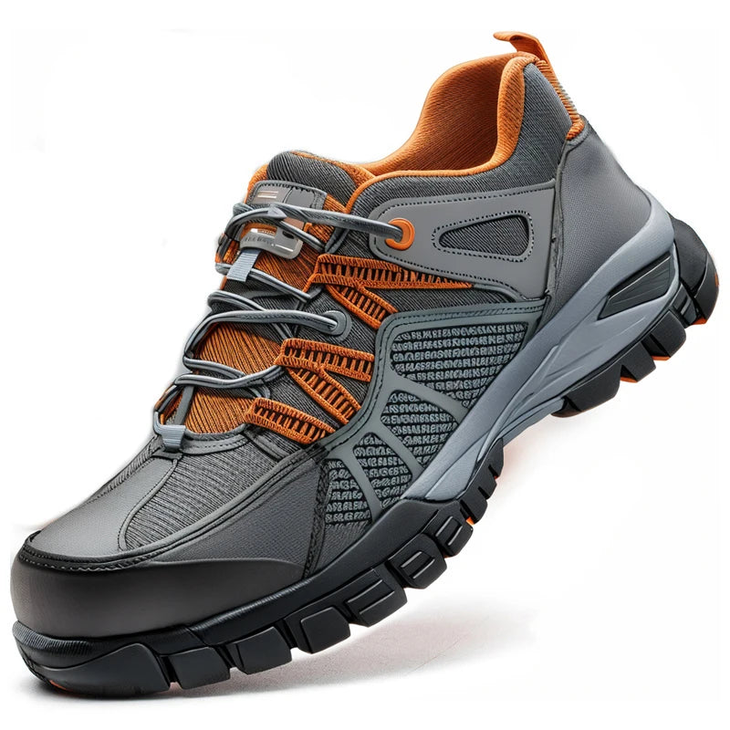Breathable Steel Toe Work Shoes | Custom Logo MOQ 500 Pairs