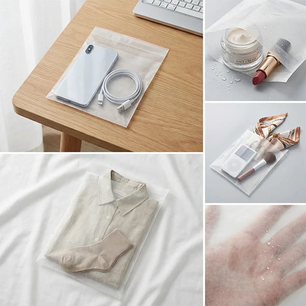 Custom Glassine Paper Bags 100,000 MOQ | 100% Recyclable Biodegradable