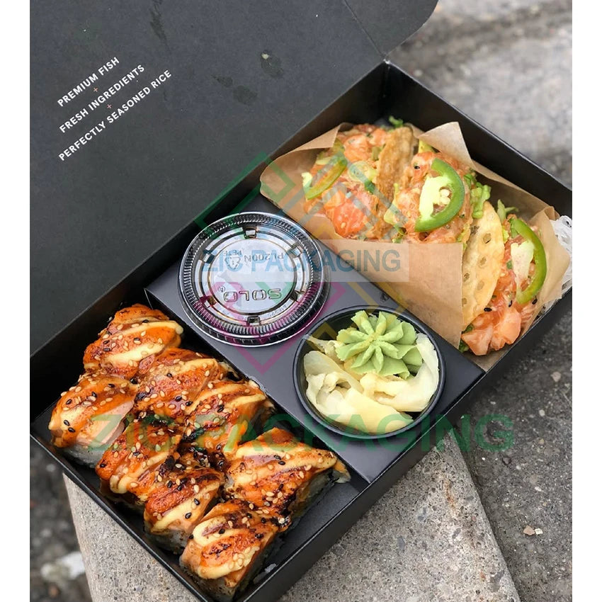 Custom Sushi Bento Box | Biodegradable Takeout Container