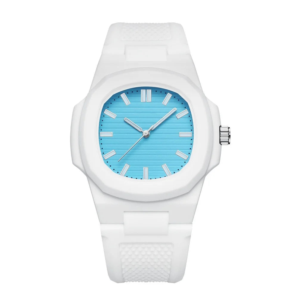 Custom Silicone Strap Watch with Logo | 300 MOQ | Plastic