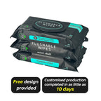 INDA GD4 Flushable Private Label Wet Wipes | Bulk MOQ 5000