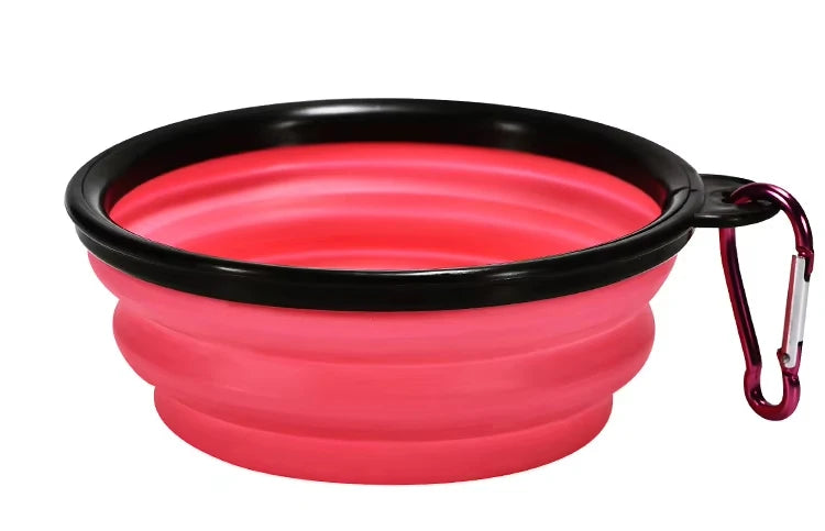 Food-Grade Silicone Foldable Dog Bowl 350ml | BPA-Free Travel Pet Bowl OEM