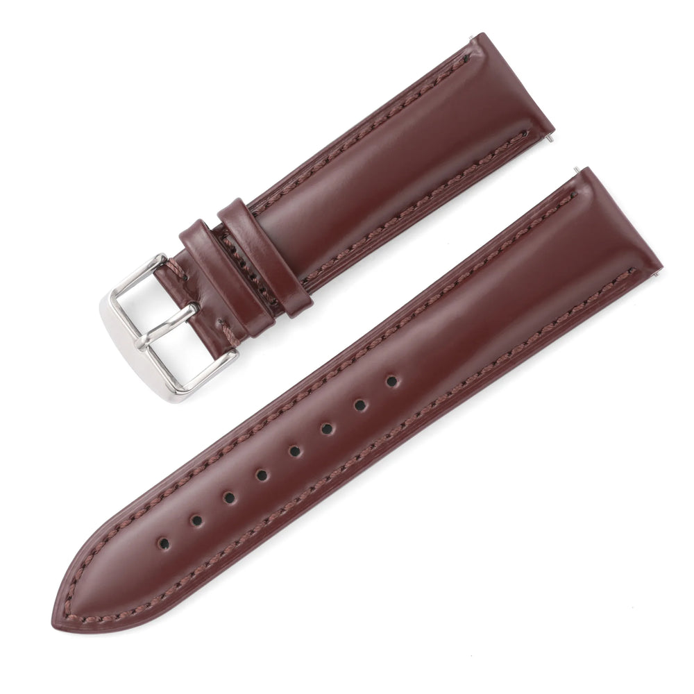 Lionorm OEM/ODM Custom Vintage Horween Shell Cordovan Leather Watch Straps – 20mm 22mm Quick Release Replacement Watch Bands