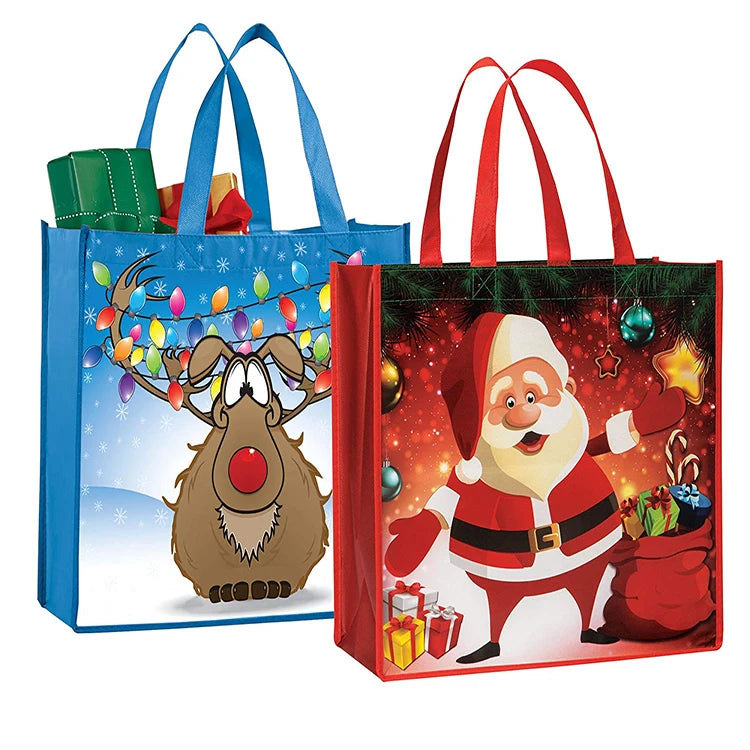 Custom PP Woven Tote Bags with Logo | 100 MOQ Wholesale Promotional Bags