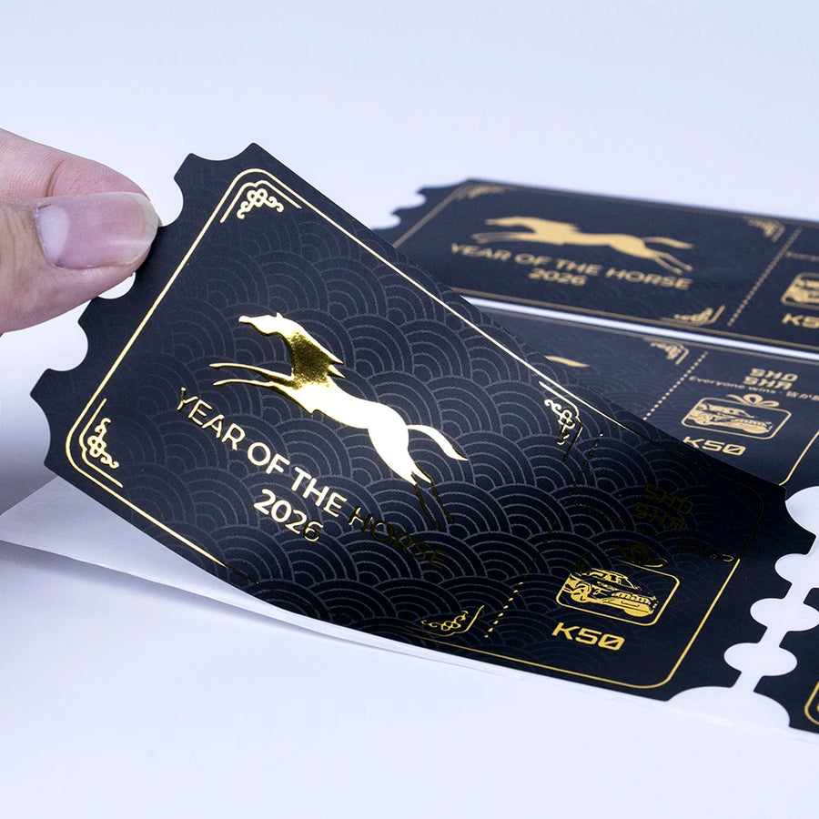 Custom Embossed Adhesive Product logo Bottle  Paper Labels Vinyl Foil Gold  Sticker Printing Waterproof  Labels  Tag
