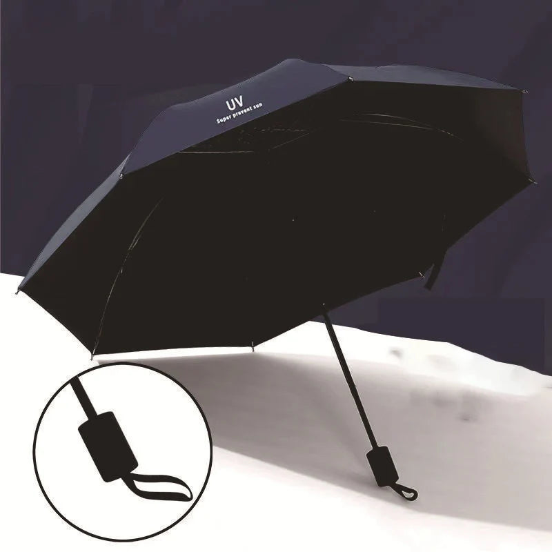 Custom 190T Pongee Umbrella with Logo | 100 MOQ Fully Automatic
