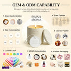 Custom Ceramic Aroma Stone Diffuser | Hanging Ornament MOQ 1
