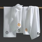 Custom Luxury Hotel Towel Set with Logo | 100 MOQ | OEKO-TEX