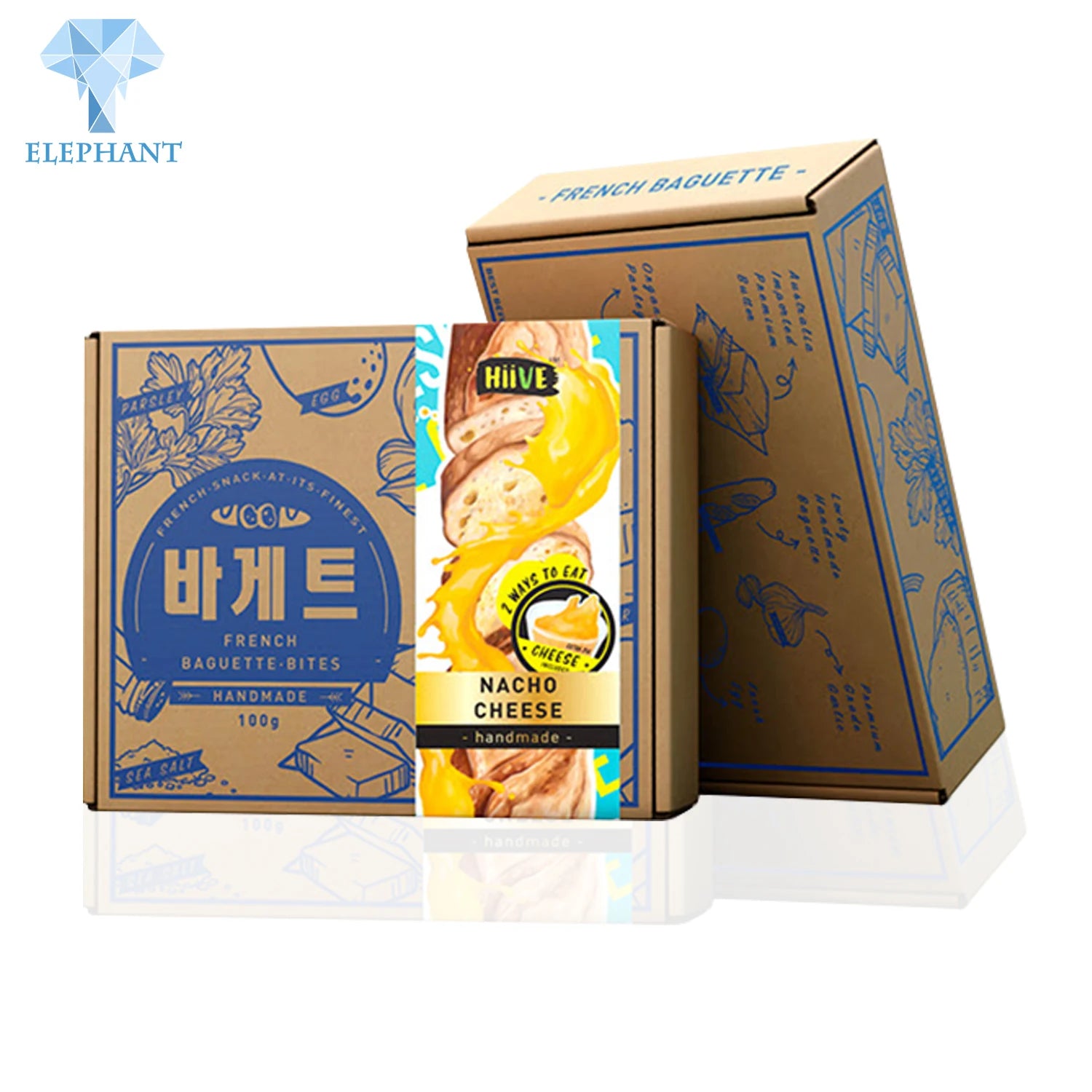 Custom Biodegradable Corrugated Box | Folding Cake Cookie Packaging | Wholesale