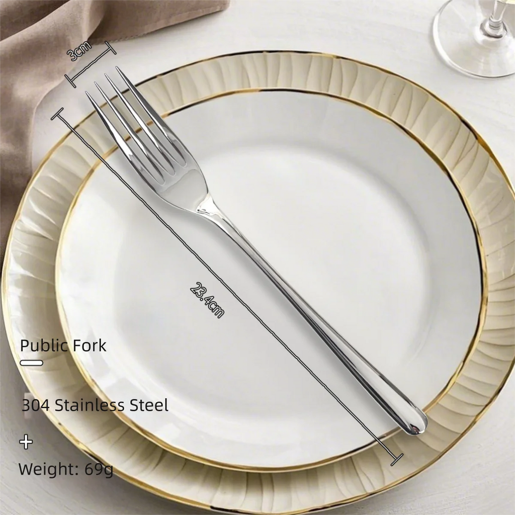 304 Stainless Steel Flatware Set | 300 MOQ | Super Mirror Polish | Custom