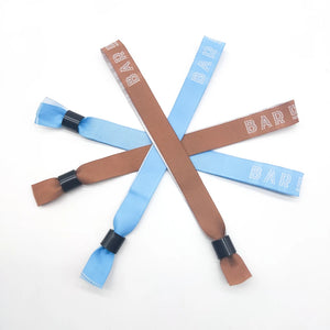 Custom Sublimation Fabric Wristbands | No Minimum MOQ 350×15mm Events