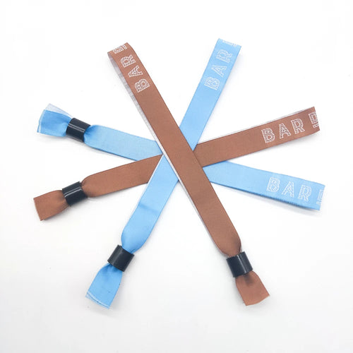 Custom Sublimation Fabric Wristbands | No Minimum MOQ 350×15mm Events