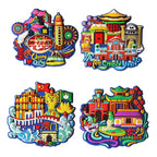 Custom PVC Magnets 100 pcs | Christmas Motifs