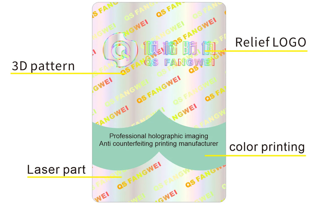 Custom Hologram Sticker Label | Eco Anti-Counterfeiting Packaging
