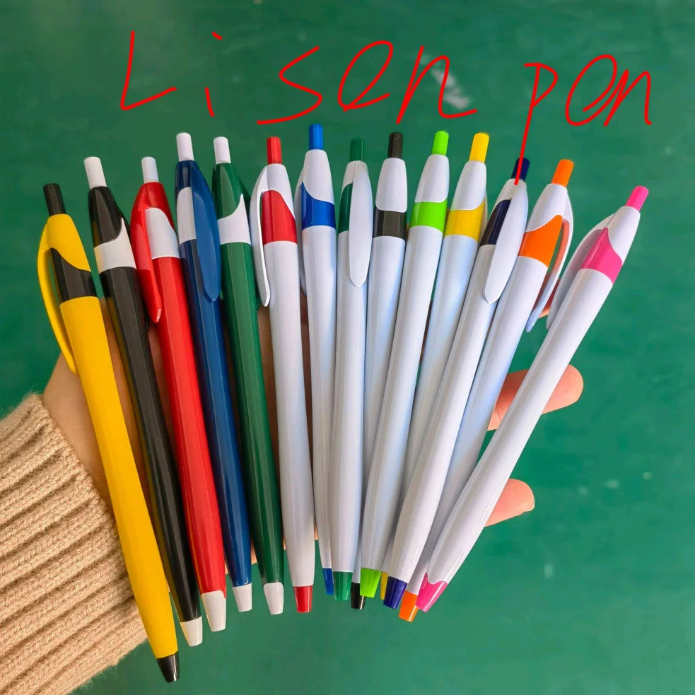 Custom Promotional Pens: 50 MOQ, 10-Day Lead, EN71/REACH | 1.0mm Ballpoint with Logo