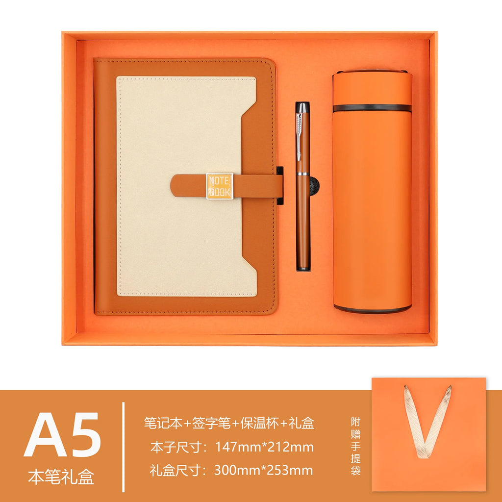 Corporate Gift Set | 500ml Thermos, Notebook, Pen