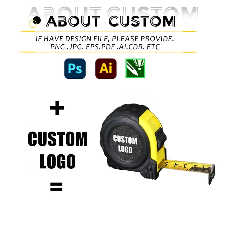Promotional Custom Logo Retractable Tape Measure — Bulk Wholesale for Giveaways & Branding