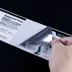Custom Waterproof Vinyl Labels | Silver Foil Stickers
