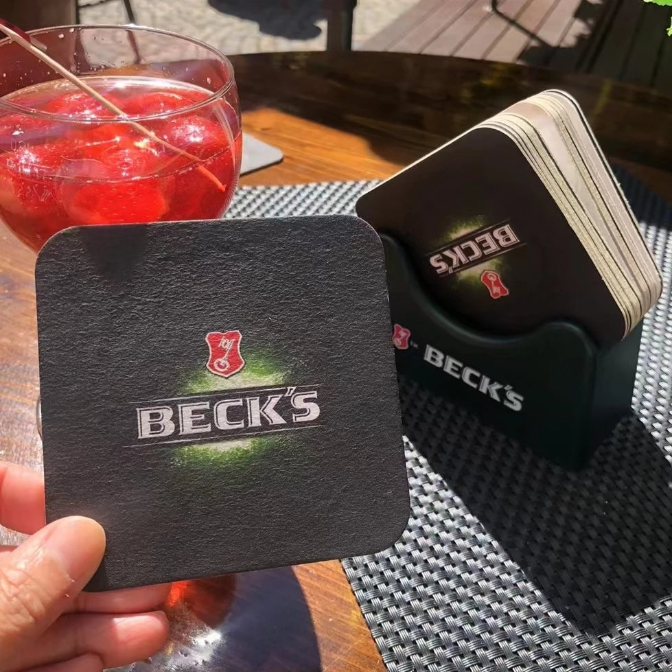 Custom Printed Paper Coasters with Logo | MOQ 500