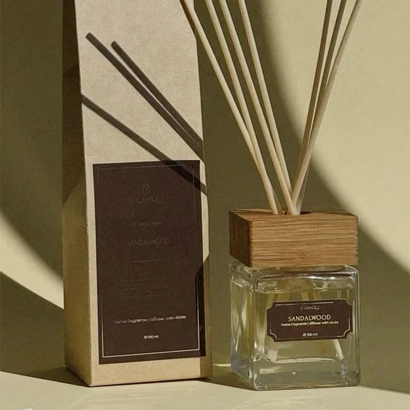 Custom Logo Glass Reed Diffuser | Corporate Gift MOQ 100