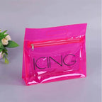 Custom Waterproof PVC Cosmetic Bag | Clear Makeup with Logo