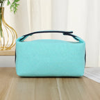 Custom 24cm Canvas Cosmetic Bag with Logo | 50 MOQ Heat Transfer & Screen Print | Bulk for Trade Shows