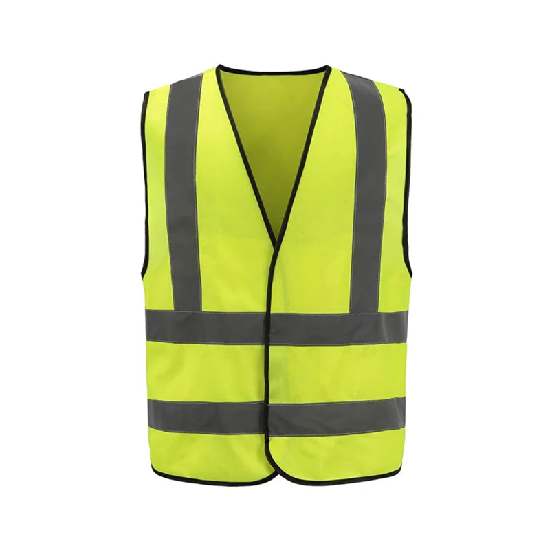 ANSI Class 2 Reflective Safety Vest 200pcs MOQ | 5cm Tape, Custom Logo, 12 Colors for Construction