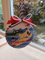 Needlepoint Ornaments 2 pcs | OEKO-TEX Certified
