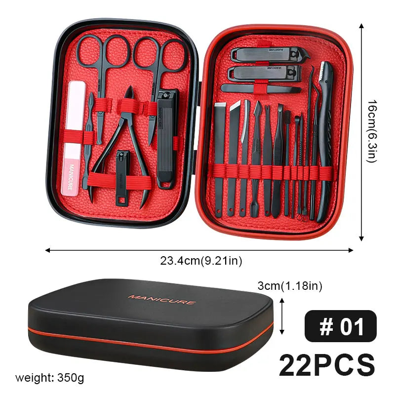 Custom 22-Piece Manicure Kit with Logo | 1,000 MOQ