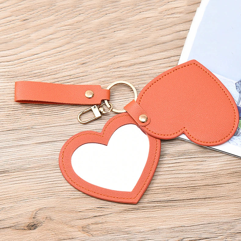 Custom Heart-Shaped Mirrors with Logo | HD Glass | MOQ 100 pcs