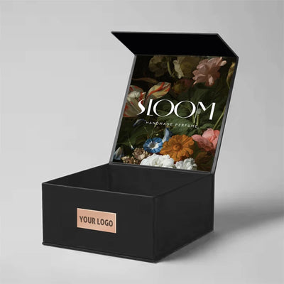 Custom Rigid Magnetic Box with Matte Black Finish | Luxury Packaging OEM Wholesale