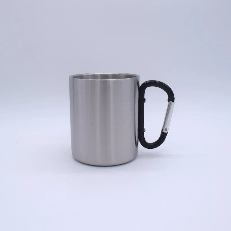 Carabiner Camping Tumbler 200ml 300ml | Custom Logo | 304 SS