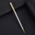 Slim Metal Ballpoint Pen with Custom Logo for Office Writing and Corporate Gifts
