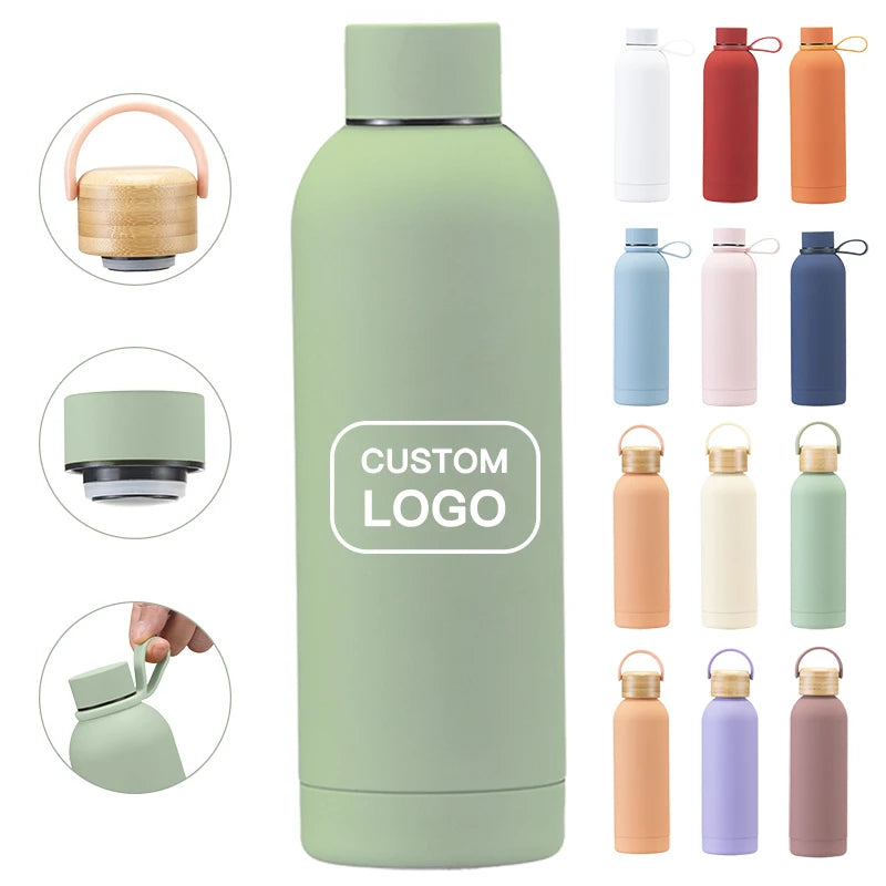 Custom Insulated Water Bottle | 18/8 Stainless Steel 500ml