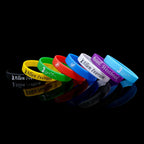 Custom Silicone Wristbands | Embossed | MOQ 100