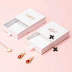 Custom Jewelry Packaging Boxes with Logo — Eco-Friendly Drawer & Magnetic Closure